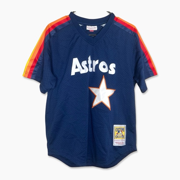 MITCHELL & NESS Jersey Size M Multicolor Cooperstown Collection Ryan #34 Astros - Picture 1 of 2